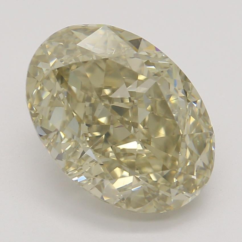 2.31 Ct. Fancy Brownish Greenish Yellow Oval Diamond