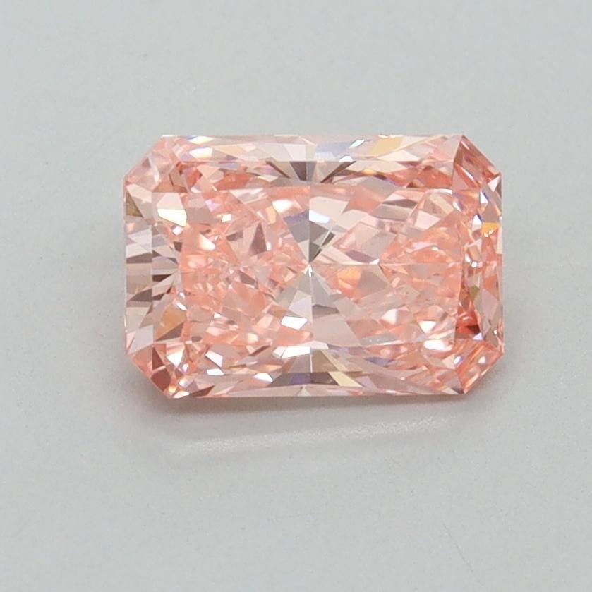 1.04 Ct. Fancy Vivid Pink Radiant Lab Grown Diamond