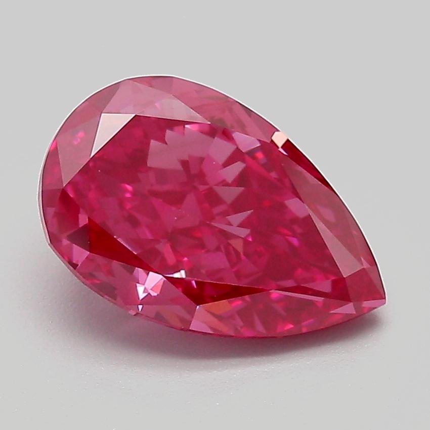 2.31 Ct. Fancy Vivid Pink Pear Lab Grown Diamond