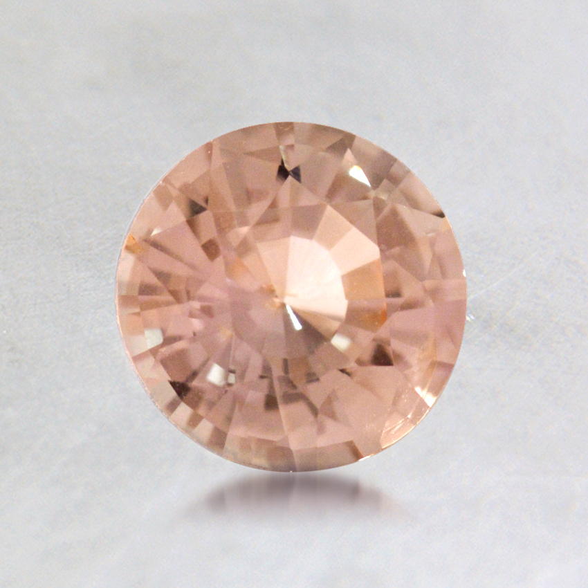 6mm Peach Round Sapphire