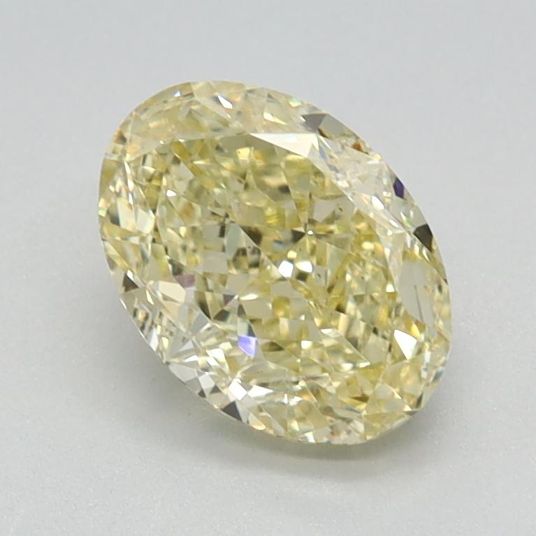 1.19 Ct. Fancy Yellow Oval Lab Grown Diamond