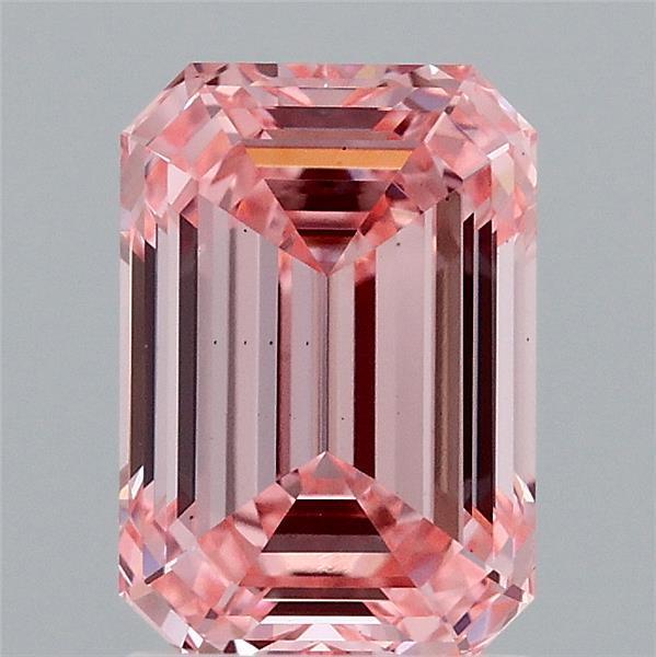 2.02 Ct. Fancy Vivid Pink Emerald Lab Grown Diamond
