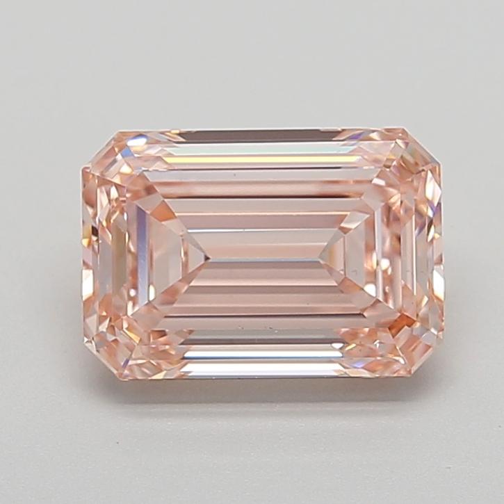 2.85 Ct. Fancy Intense  Pink Emerald Lab Grown Diamond