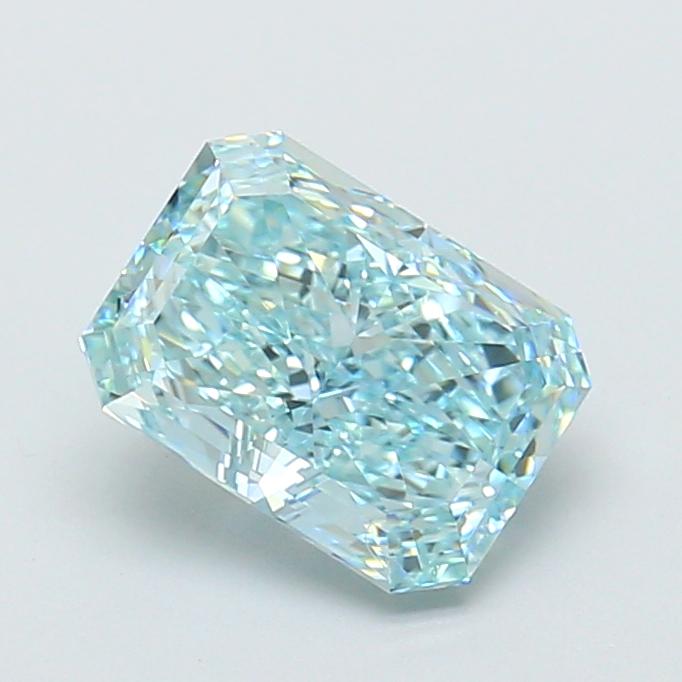 2.05 Ct. Fancy Vivid  Blue Radiant Lab Grown Diamond