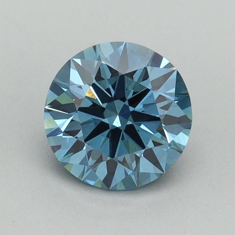 1.18 Ct. Fancy Vivid Blue Round Lab Grown Diamond