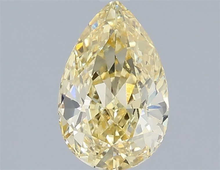 1.07 Ct. Fancy Yellow Pear Lab Grown Diamond