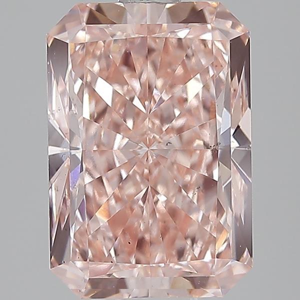 3.51 Ct. Fancy Vivid Pink Radiant Lab Grown Diamond