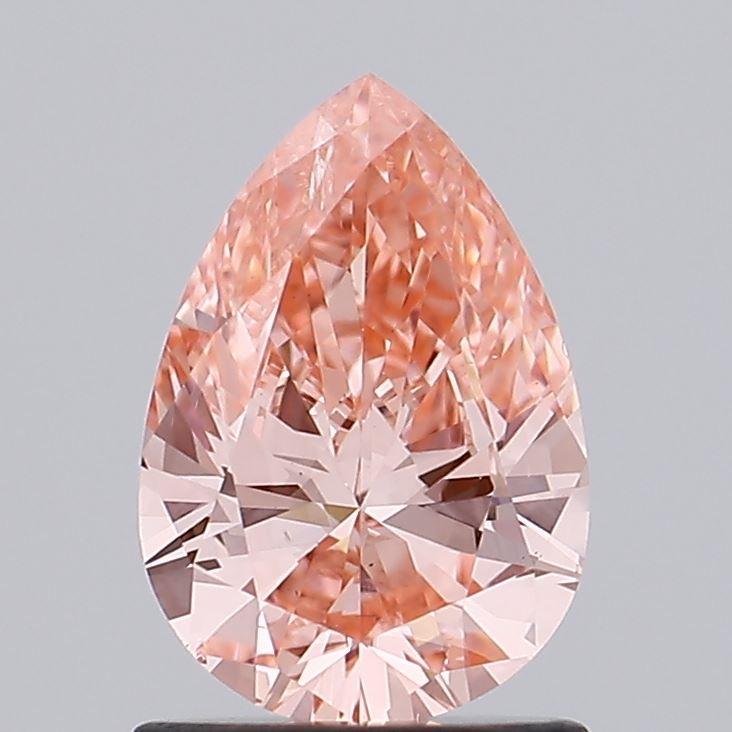 1.03 Ct. Fancy Vivid Pink Pear Lab Grown Diamond
