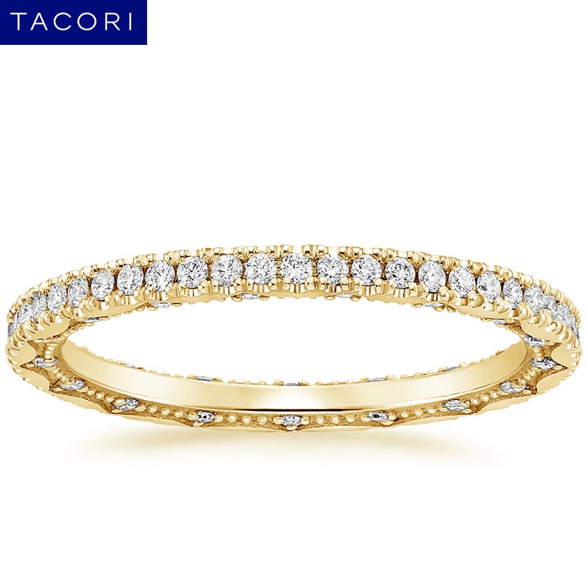 Rose gold diamond engagement ring with surprise diamond details