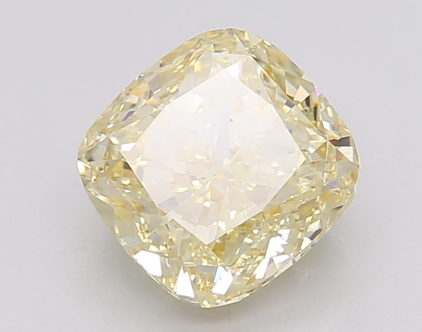 3.54 Ct. Fancy Intense Yellow Cushion Lab Grown Diamond