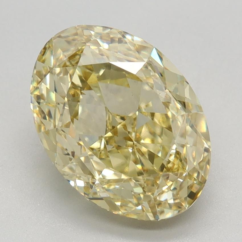2.59 Ct. Fancy Intense Yellow Oval Lab Grown Diamond