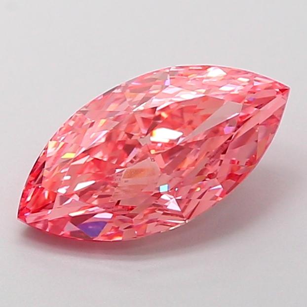 2.03 Ct. Fancy Vivid Pink Marquise Lab Grown Diamond