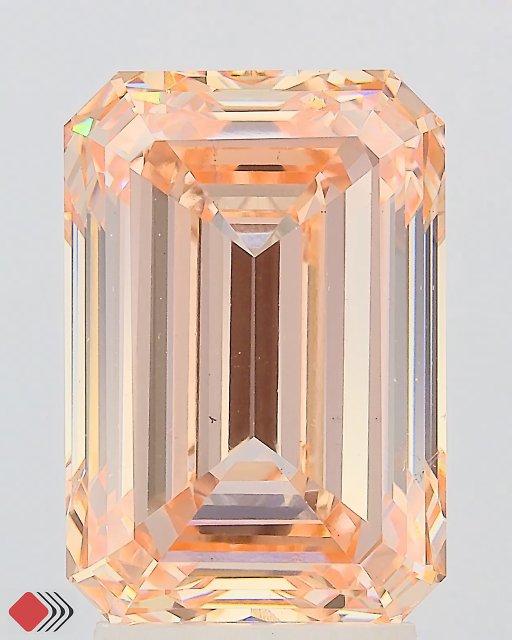 3.98 Ct. Fancy Intense Pink Emerald Lab Grown Diamond