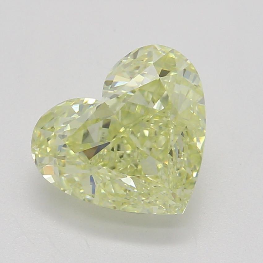 1.01 Ct. Fancy Light Yellow Heart Diamond