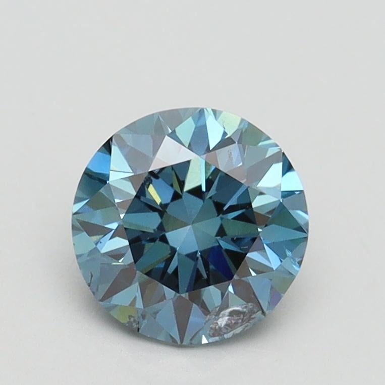 1.00 Ct. Fancy Vivid Blue Round Lab Grown Diamond
