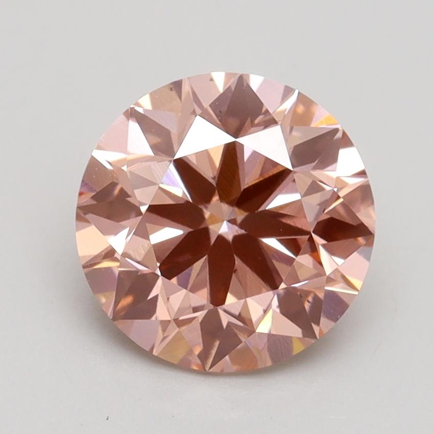 2.01 Ct. Fancy Intense Pink Round Lab Grown Diamond