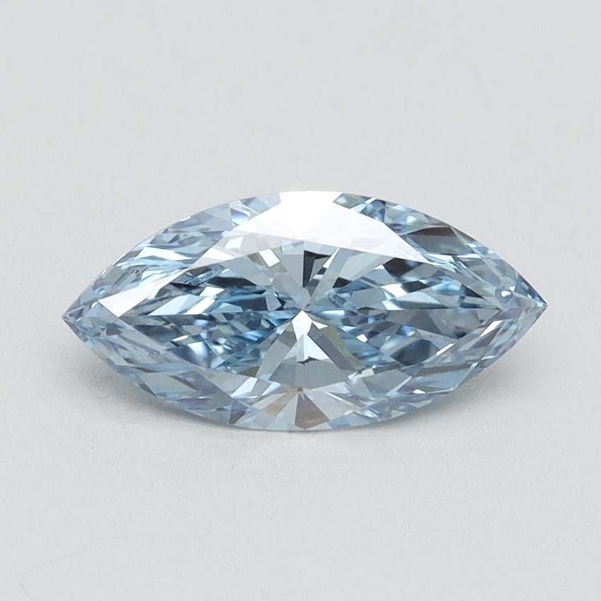 1.06 Ct. Fancy Vivid Blue Marquise Lab Grown Diamond