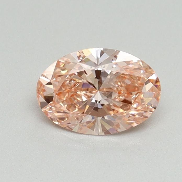0.50 Ct. Fancy Vivid Pink Oval Lab Grown Diamond
