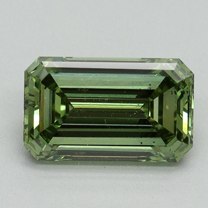 1.05 Ct. Fancy Vivid Green Emerald Lab Grown Diamond