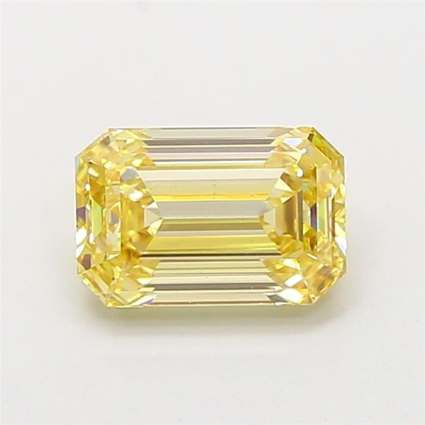 2.00 Ct. Fancy  Yellow Emerald Lab Grown Diamond