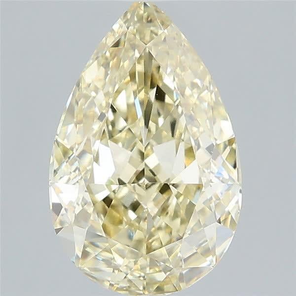 2.07 Ct. Fancy Yellow Pear Lab Grown Diamond