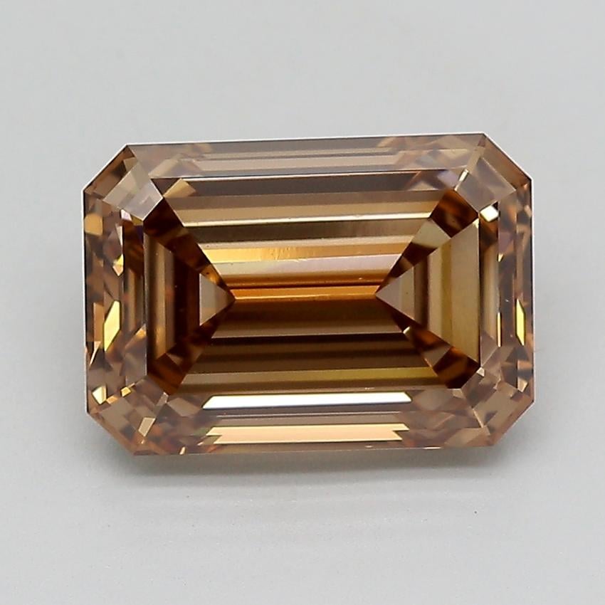4.03 Ct. Fancy  Brown Emerald Lab Grown Diamond