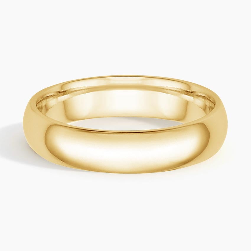 Image of 14K Yellow Gold Comfort Fit 5mm Wedding Ring