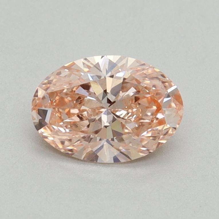 0.71 Ct. Fancy Intense Pink Oval Lab Grown Diamond