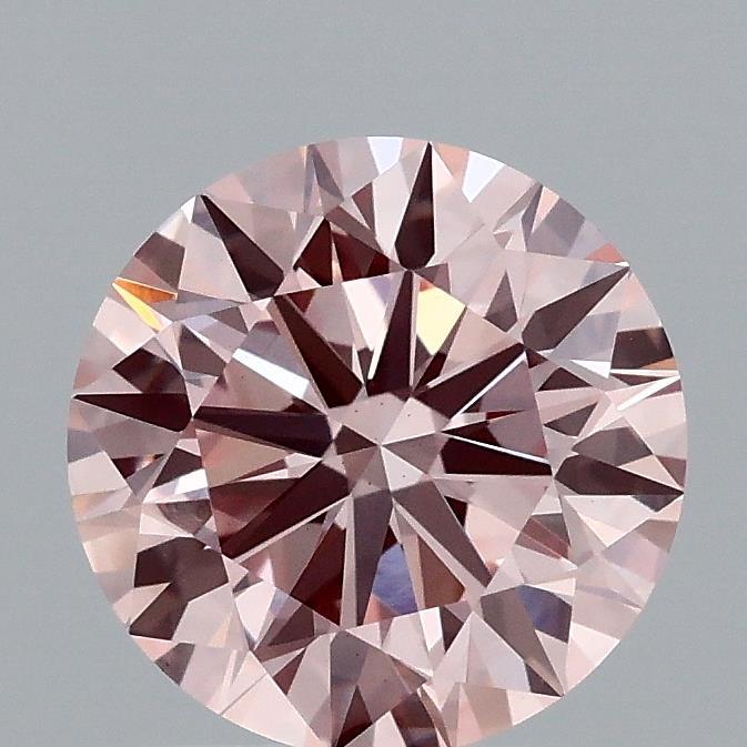1.66 Ct. Fancy Intense Pink Round Lab Grown Diamond