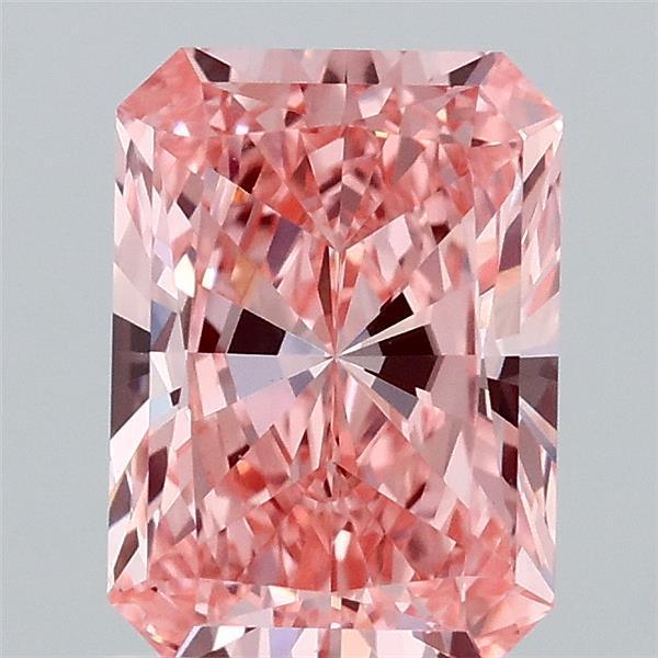 1.83 Ct. Fancy Vivid Pink Radiant Lab Grown Diamond