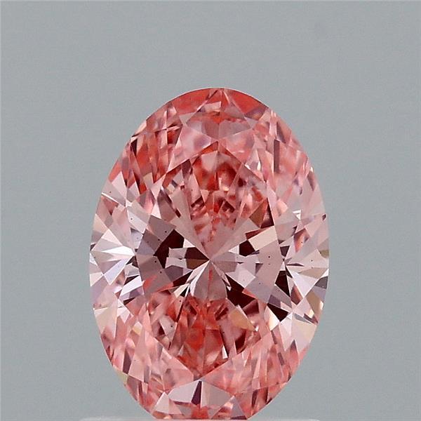 1.13 Ct. Fancy Vivid Pink Oval Lab Grown Diamond