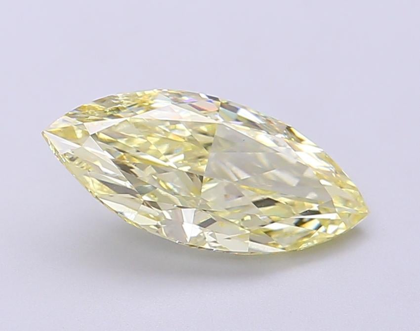 2.0 Ct. Fancy Light Yellow Marquise Lab Grown Diamond