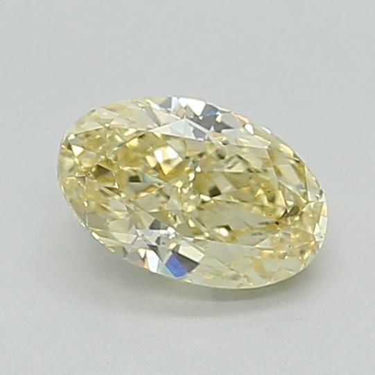 1.00 Ct. Fancy  Yellow Oval Lab Grown Diamond