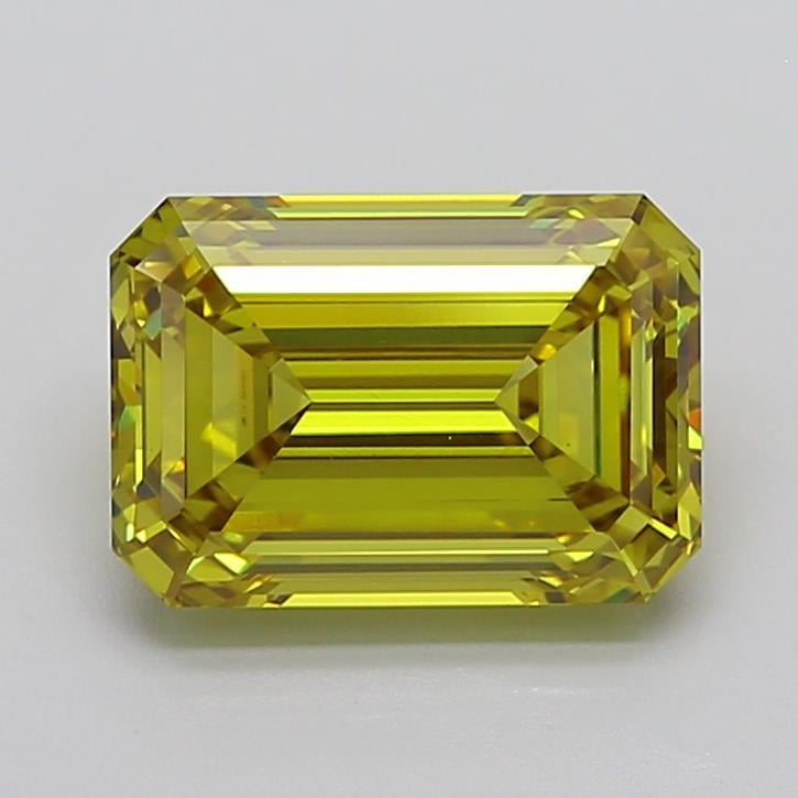 5.05 Ct. Fancy Intense Yellow Emerald Lab Grown Diamond