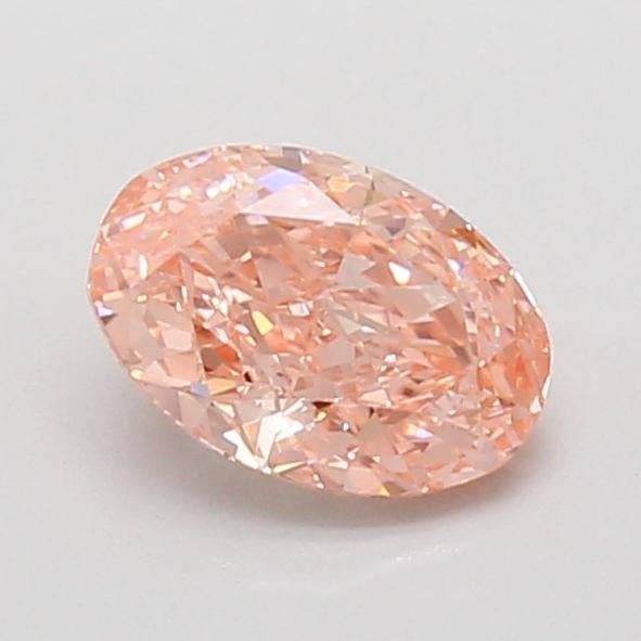 1.01 Ct. Fancy Vivid Pink Oval Lab Grown Diamond