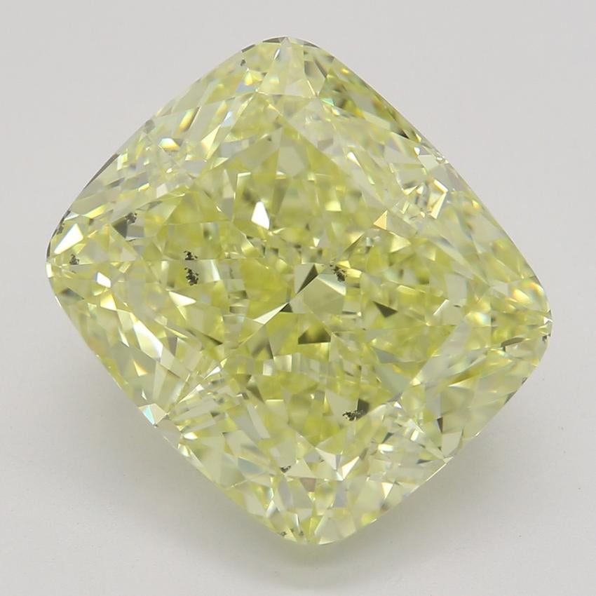 5.08 Ct. Fancy Yellow Cushion Diamond