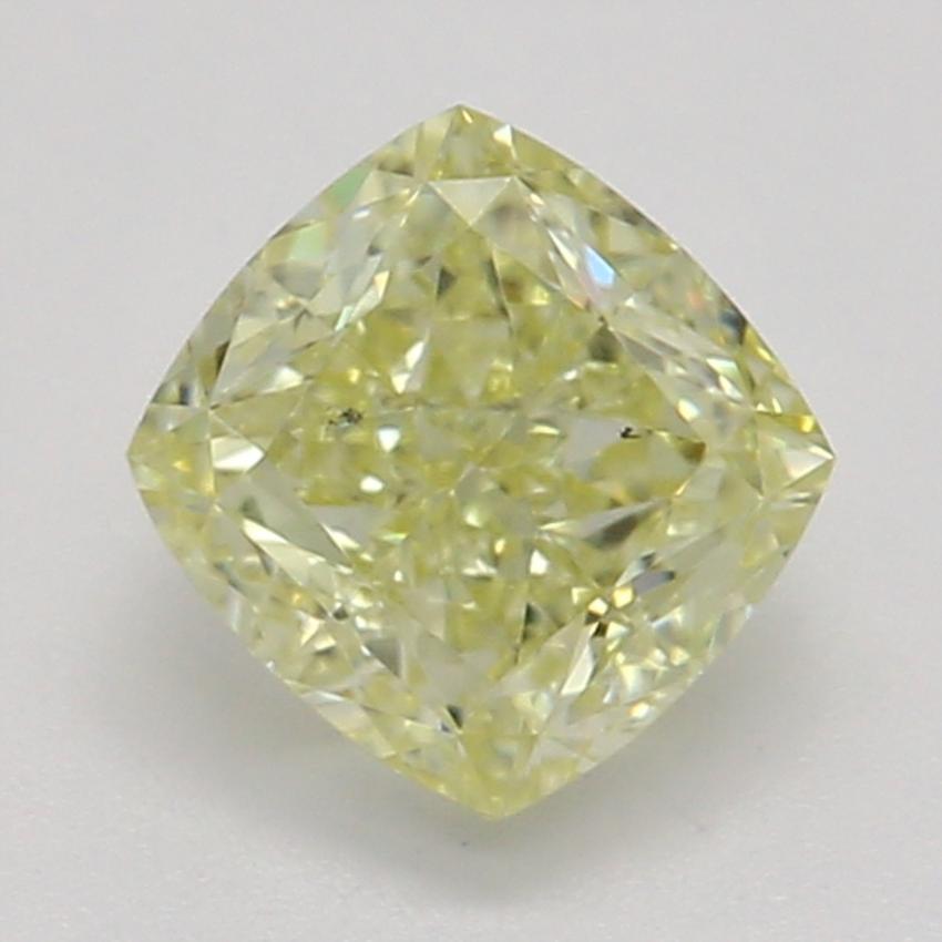 0.50 Ct. Fancy Yellow Cushion Diamond