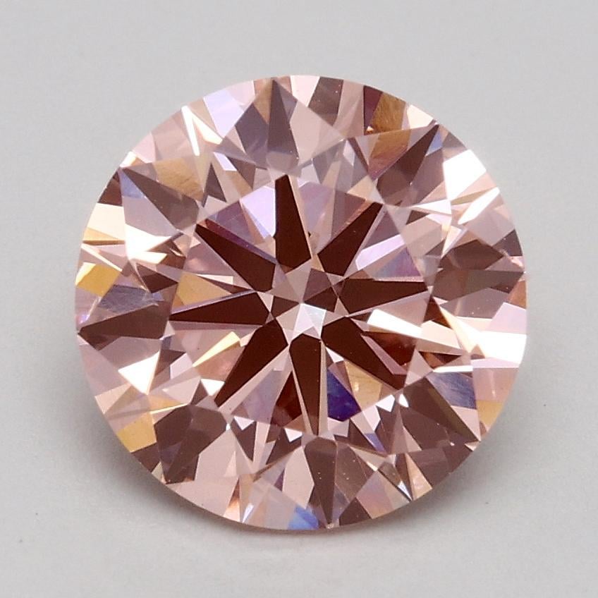 1.75 Ct. Fancy Intense Pink Round Lab Grown Diamond