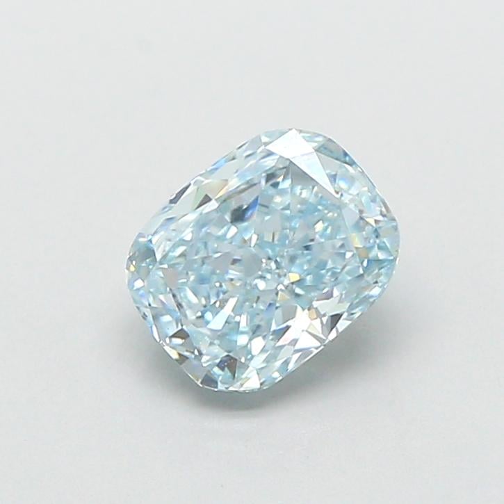 1.01 Ct. Fancy Intense Blue Cushion Lab Grown Diamond
