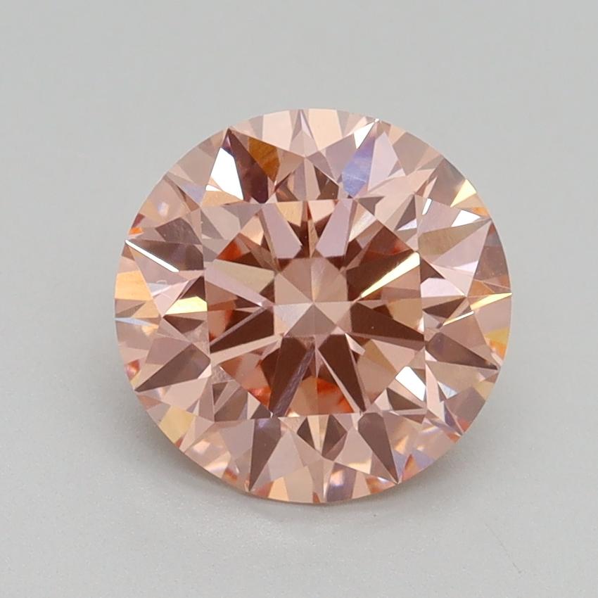 2.02 Ct. Fancy Intense Pink Round Lab Grown Diamond