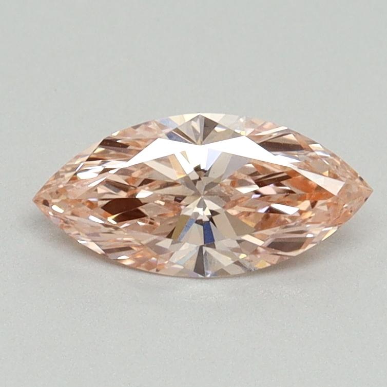 0.56 Ct. Fancy Vivid Pink Marquise Lab Grown Diamond
