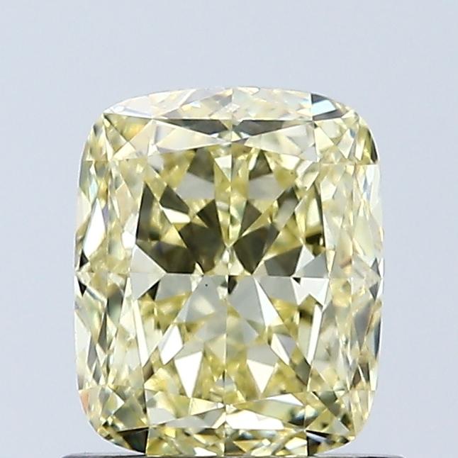 1.05 Ct. Fancy Yellow Cushion Lab Grown Diamond