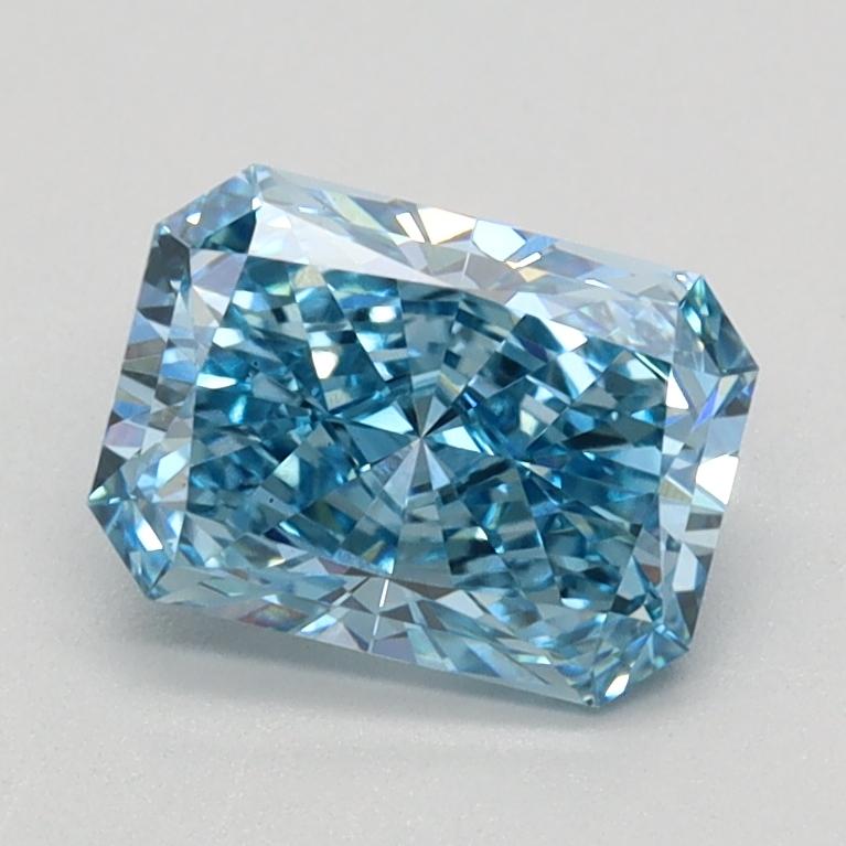 1.05 Ct. Fancy Vivid Blue Radiant Lab Grown Diamond