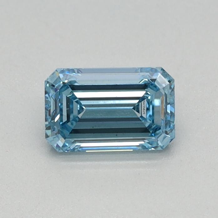 0.33 Ct. Fancy Intense Blue Emerald Lab Grown Diamond