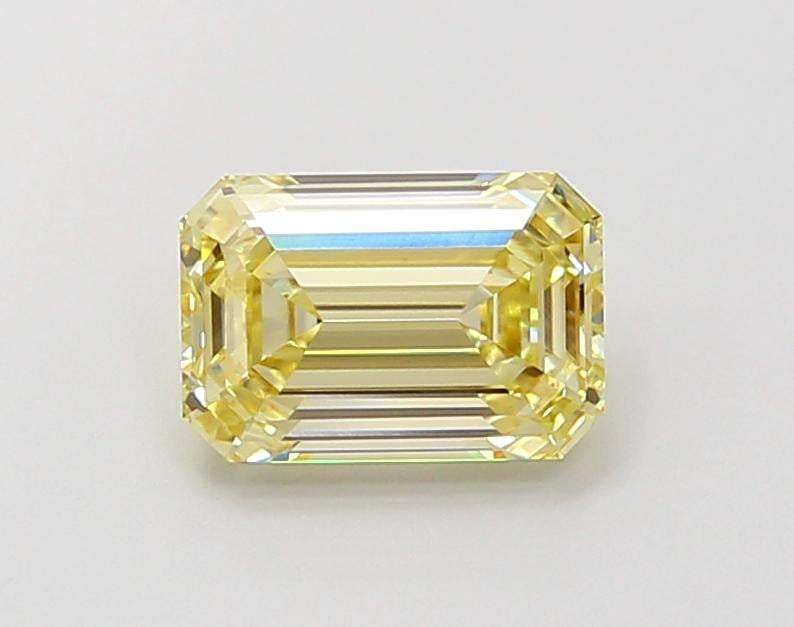1.27 Ct. Fancy Light Yellow Emerald Lab Grown Diamond