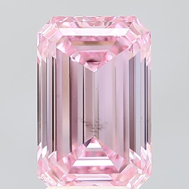 2.91 Ct. Fancy Intense Pink Emerald Lab Grown Diamond