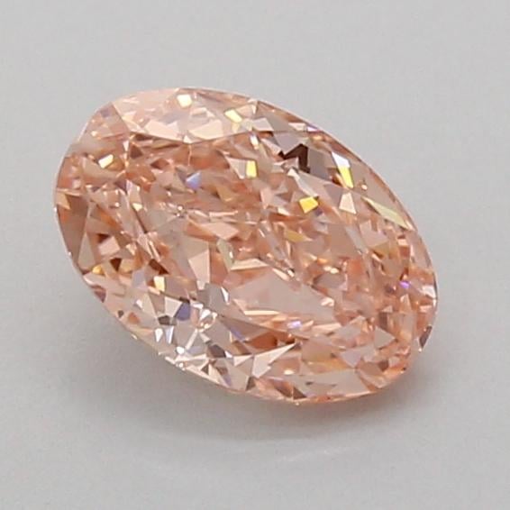 1.09 Ct. Fancy Vivid Pink Oval Lab Grown Diamond