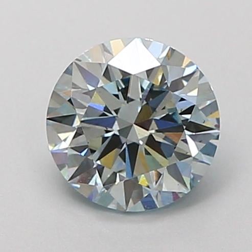 1.14 Ct. Fancy Blue Round Lab Grown Diamond