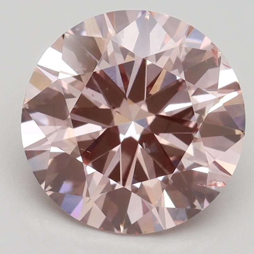3.00 Ct. Fancy Intense Pink Round Lab Grown Diamond