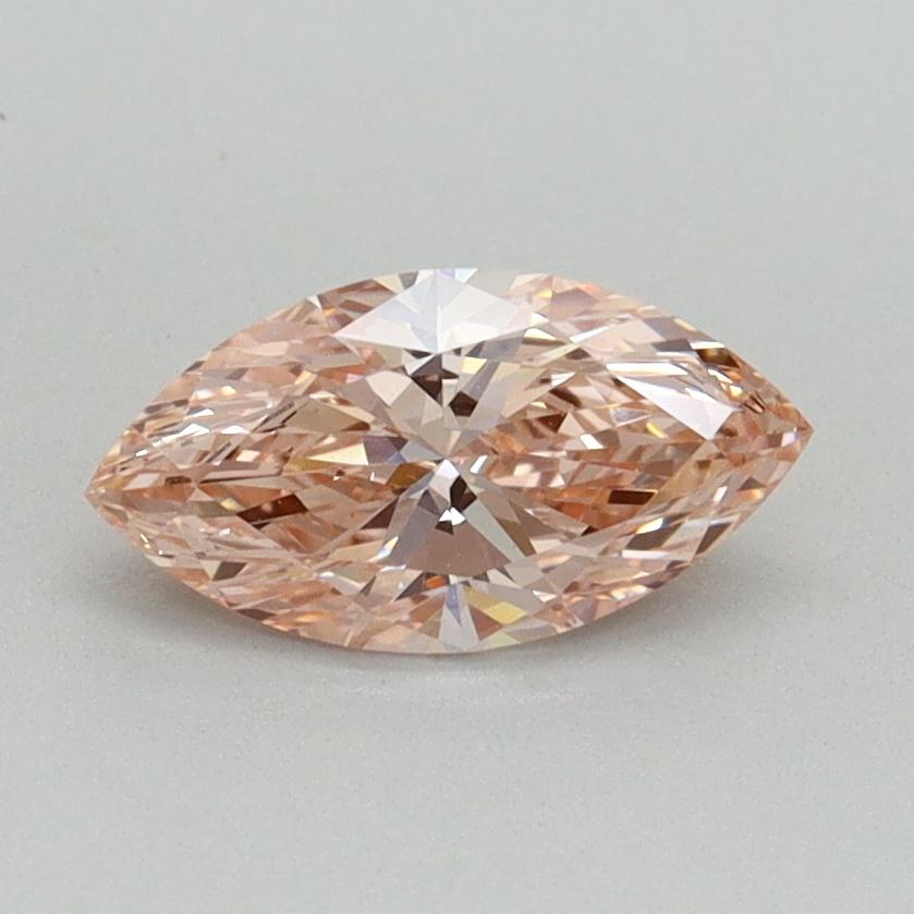 0.72 Ct. Fancy Vivid Pink Marquise Lab Grown Diamond